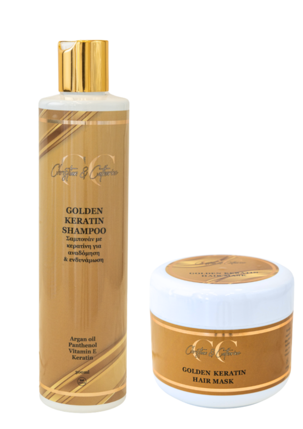 Golden Keratin mask & shampoo